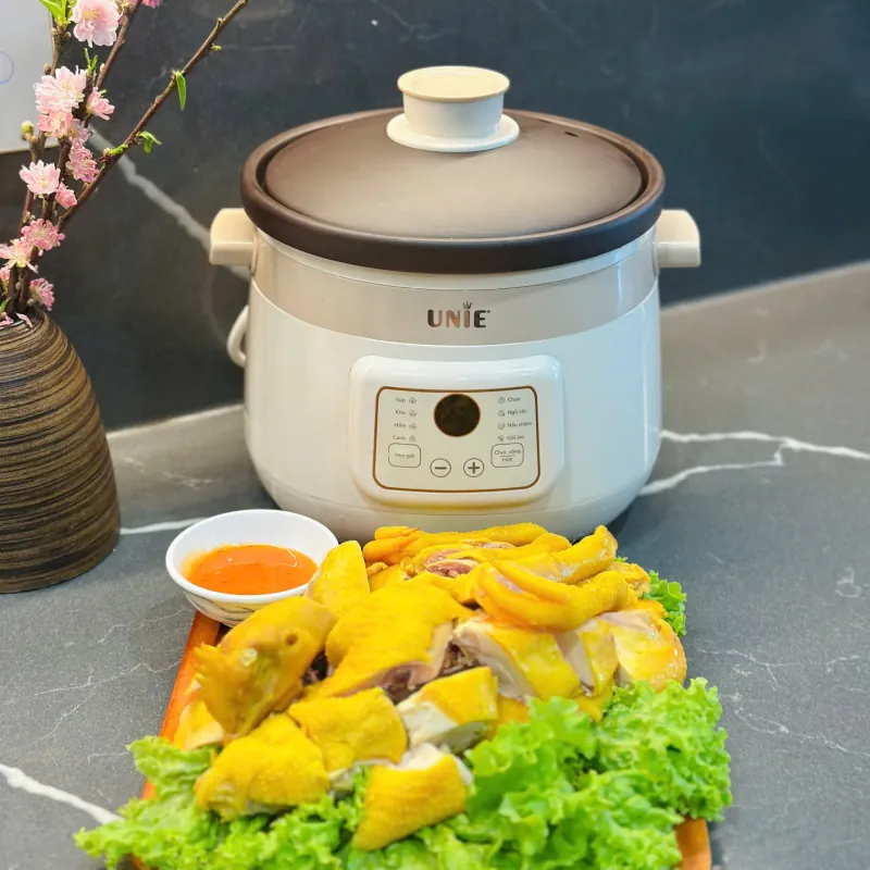 GÀ Ủ MUỐI VÀNG ƯƠM – NGỌT THỊT, THƠM NỨC MŨI CÙNG NỒI NẤU CHẬM UNIE USC308 🍗 757011