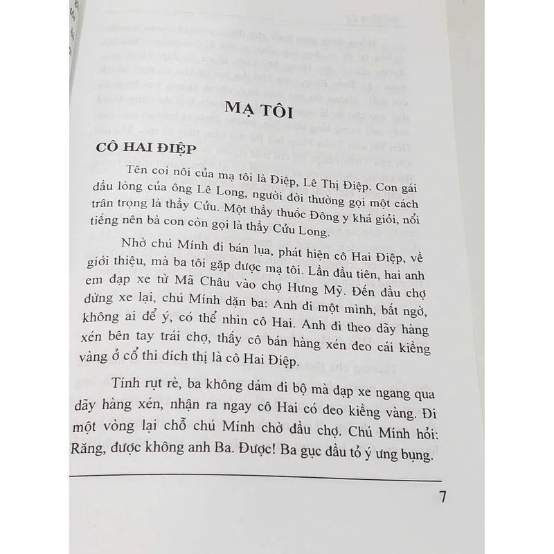 Mạ tôi - truyện ký Hồ Duy Lệ 503194