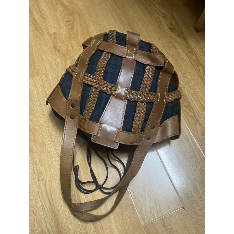 Túi tote nữ da mộc 2hand 927849