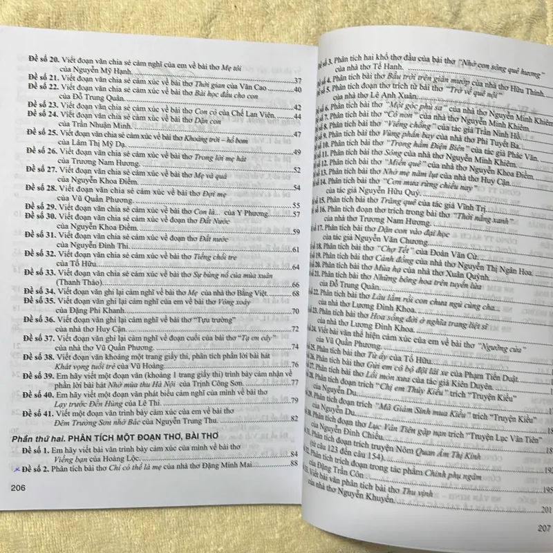 Cảm thụ, Phân tích tác phẩm Văn học- Tác phẩm thơ 777757