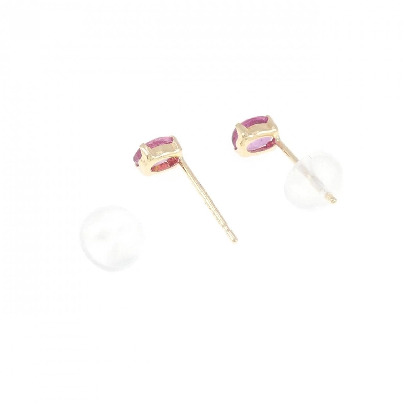 K18YG Bông tai Ruby 0.40CT - Hàng hiệu Chính hãng 872015