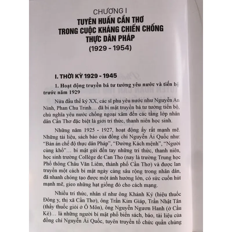 Lịch sử Tuyên giáo Cần Thơ (1929 - 2020)  620206