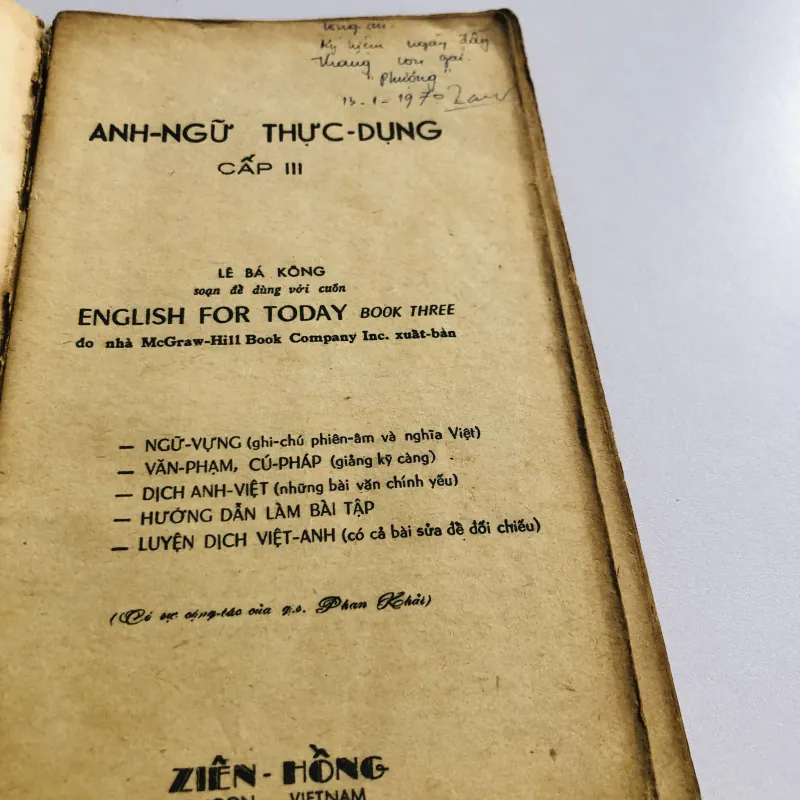 BỘ 3 TẬP ANH-NGỮ THỰC-DỤNG – BẢN IN XƯA l (1964–1968) 751219