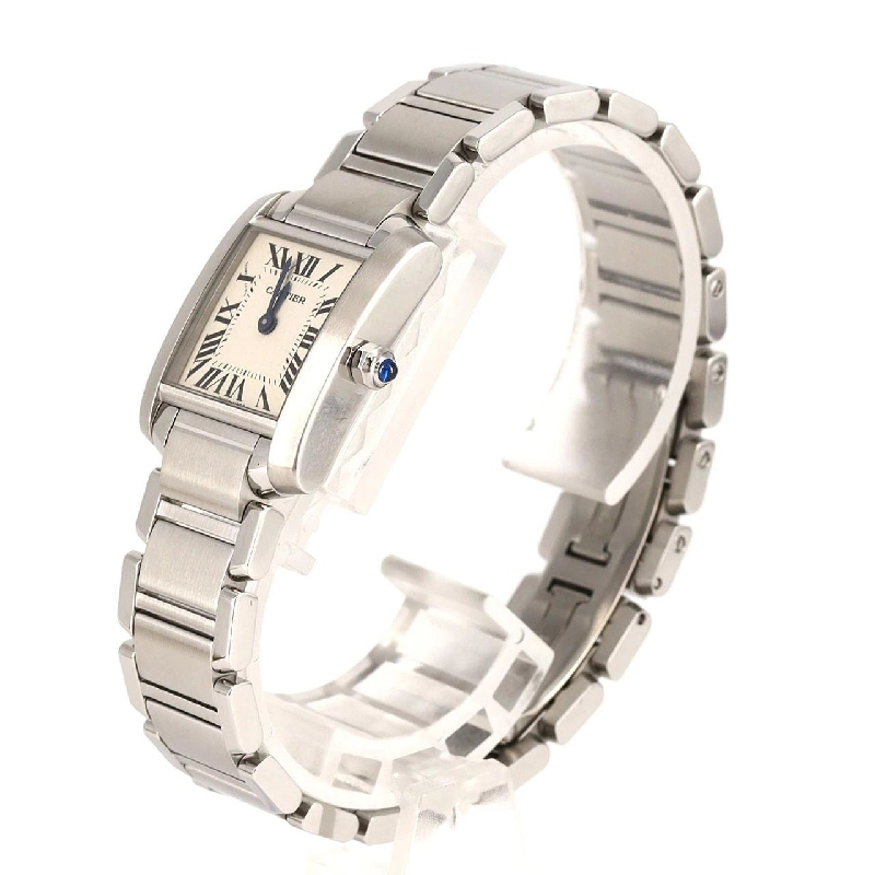 Cartier Tank Française SM W51008Q3 SS Quartz - Hàng hiệu Chính hãng 873410
