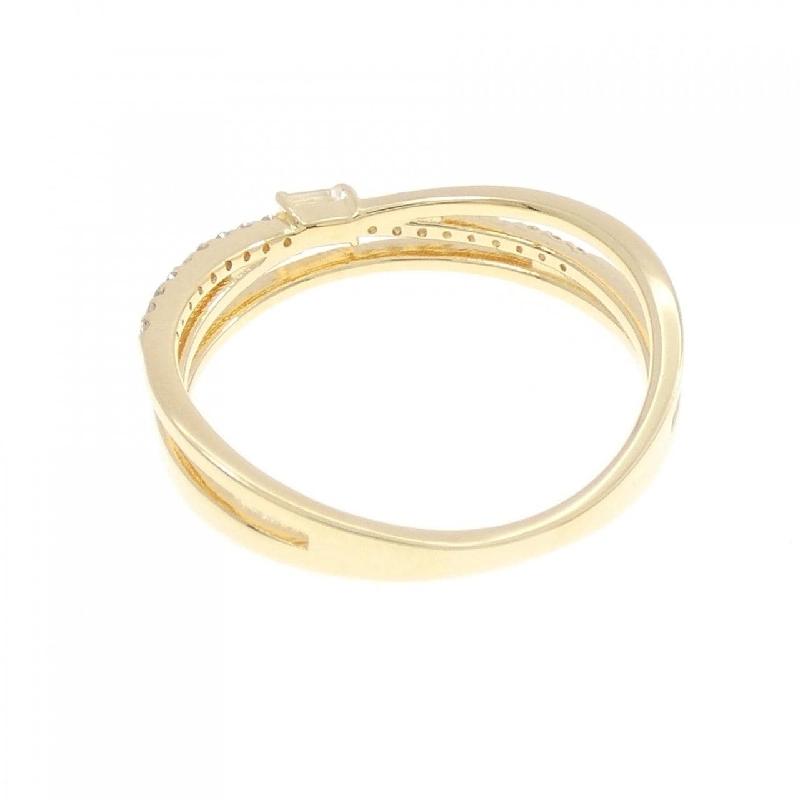 【Sản phẩm mới】Nhẫn kim cương K18YG 0.15CT 669373