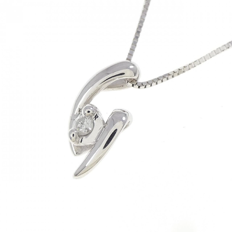 K18WG Dây chuyền kim cương 0.04CT - Hàng hiệu Chính hãng 857507