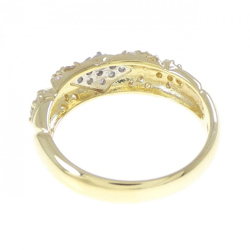 Nhẫn kim cương K18YG/PT900 0.37CT - Hàng hiệu chính hãng 853706