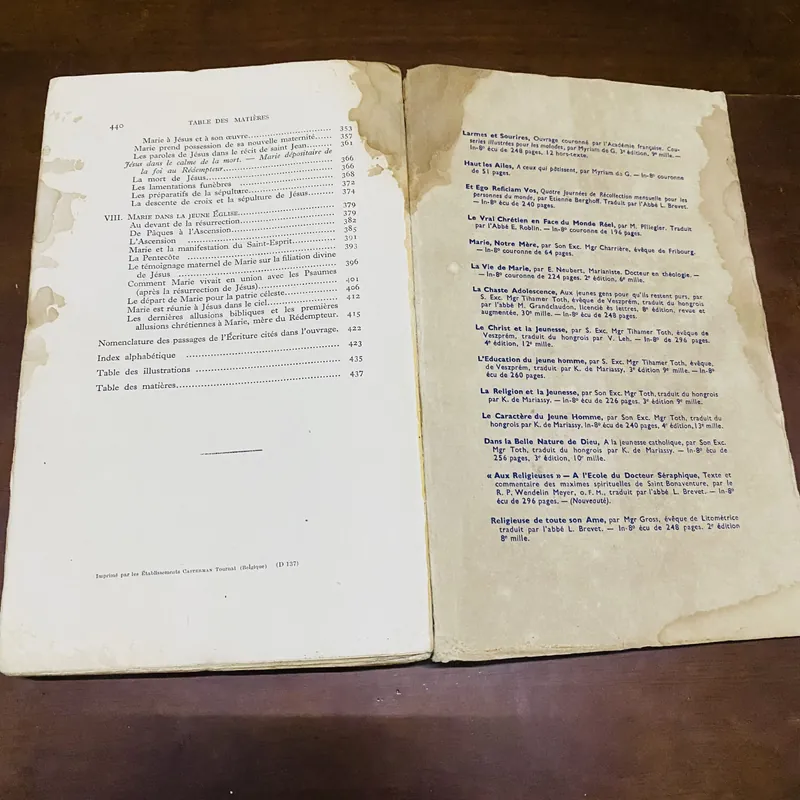 La vie de Marie mère de Jésus (năm 194x)  726785