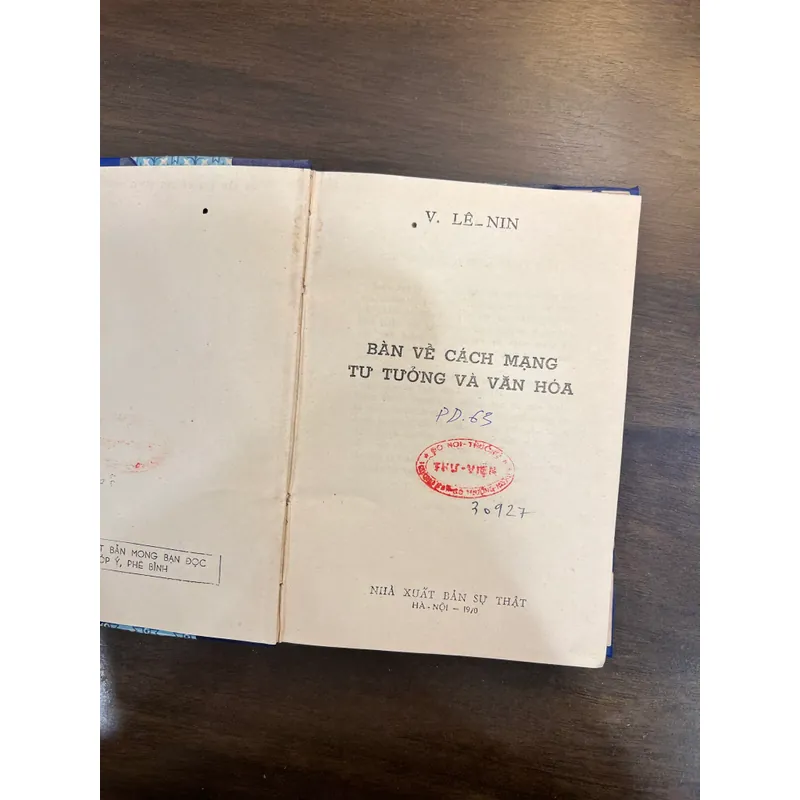 Lê-nin bàn về cách mạng tư tưởng và văn hoá (xb 1970) 562647