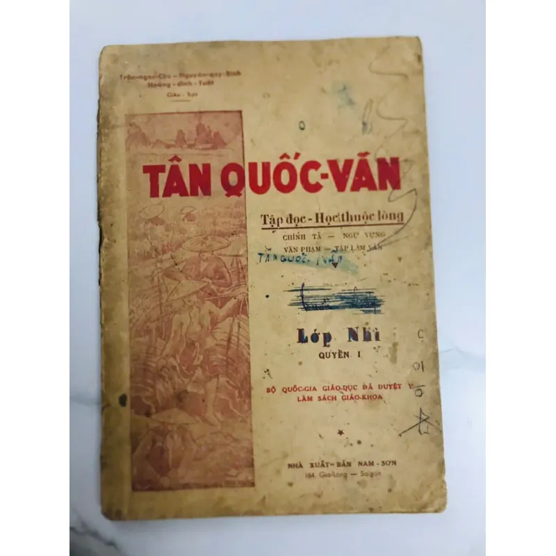 Tân Quốc-Văn - Tập đọc - Học thuộc lòng - Lớp Nhì Quyển I 599100