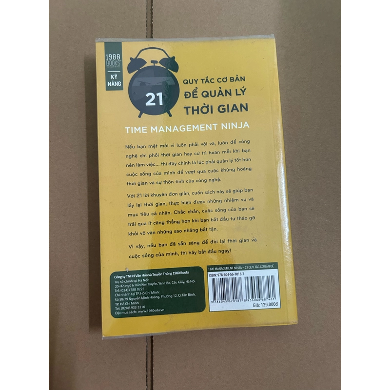 21 quy tắc cơ bản để quản lý thời gian 507885