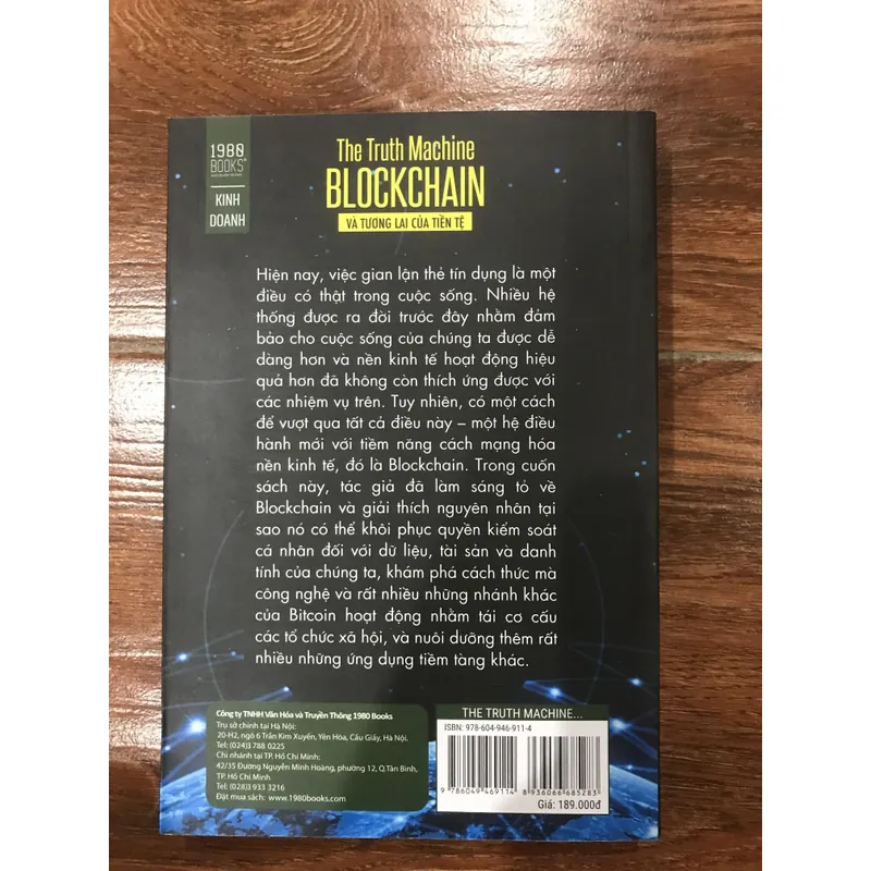 The Truth Machine Blockchain và tương lai của tiền tệ - Michael J. Casey & Paul Vigna (k3) 606706