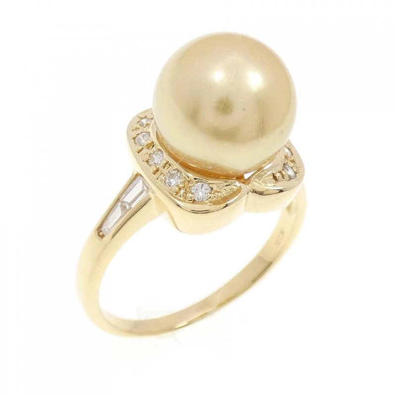 Nhẫn ngọc trai trắng K18YG - Hàng hiệu Authentic 849682