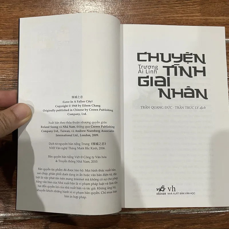 Chuyện tình giai nhân - Trương Ái Linh (k1) 715370