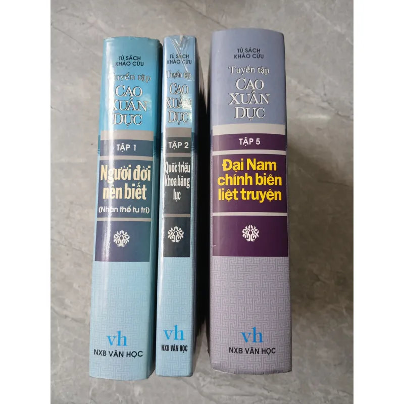 Tuyển tập Cao Xuân Dục (Tập 1 + 2 + 5) 412243