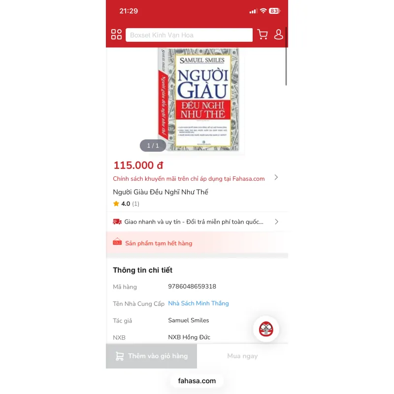 NGƯỜI GIÀU ĐỀU NGHĨ NHƯ THẾ - Samuel Smiles 799551