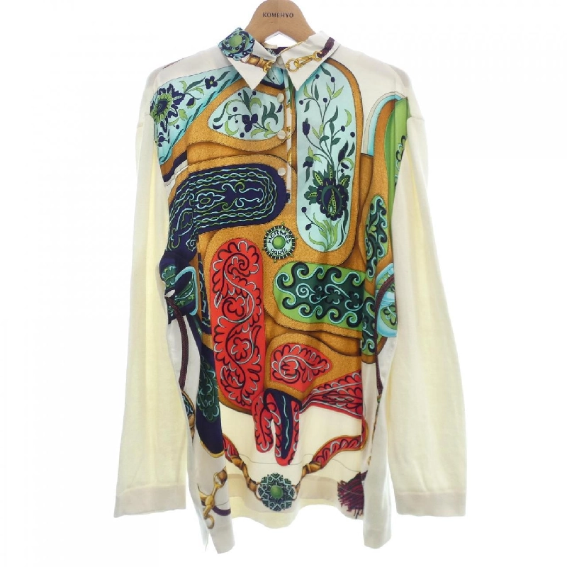 HERMES FESTIVAL QUADRI Silk Top - Hàng hiệu Authentic 824894