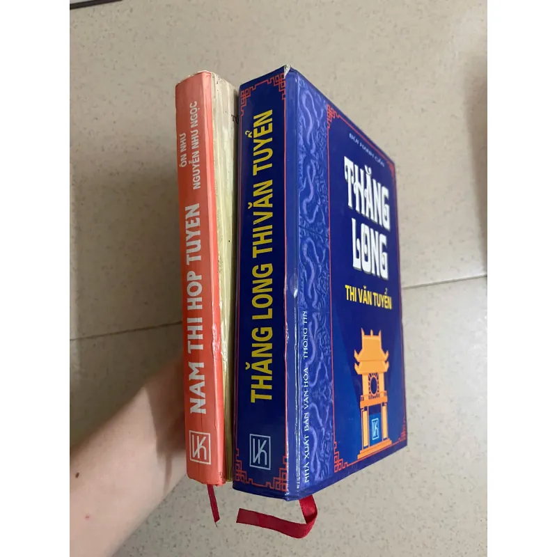 Combo 2 sách: Nam thi hợp tuyển & Thăng Long thi văn tuyển (bìa cứng)  1000967