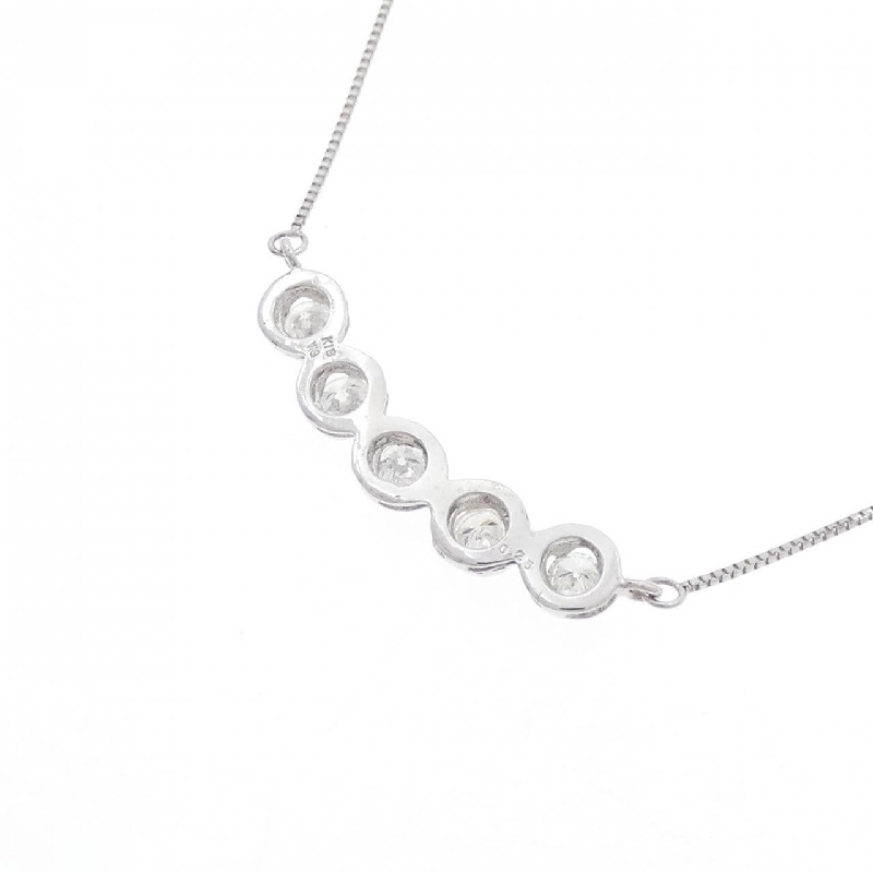 K18WG Dây chuyền kim cương 0.25CT - Hàng hiệu Chính hãng 860836