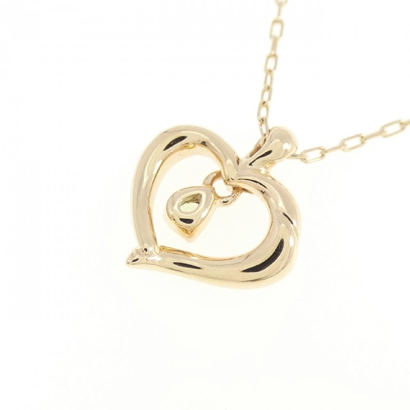 4゜C Heart Peridot Necklace - Hàng hiệu Authentic 841980