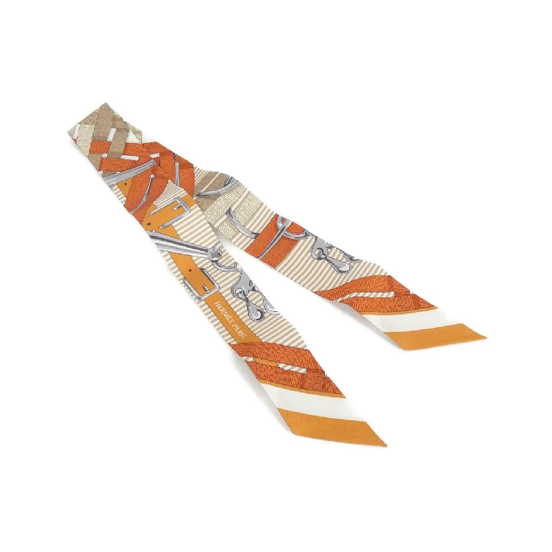 【Sản phẩm chưa sử dụng】Khăn quàng cổ Hermès MORS A JOUETS CHEMISE Twilly 063419S 624842