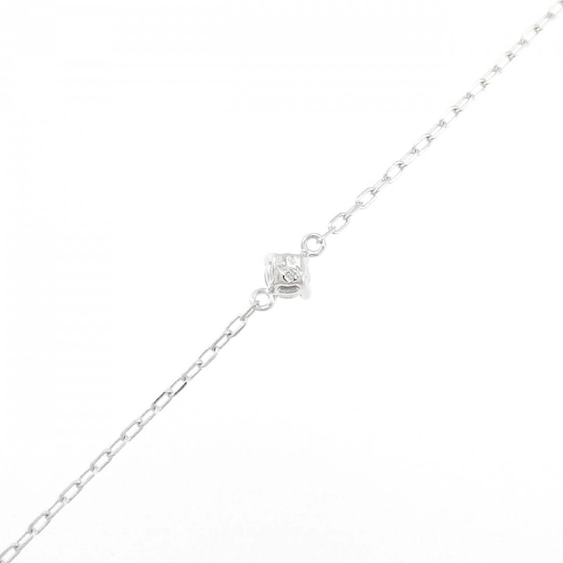 K18WG Solitaire Diamond Bracelet 0.1CT - Hàng hiệu Authentic 872555