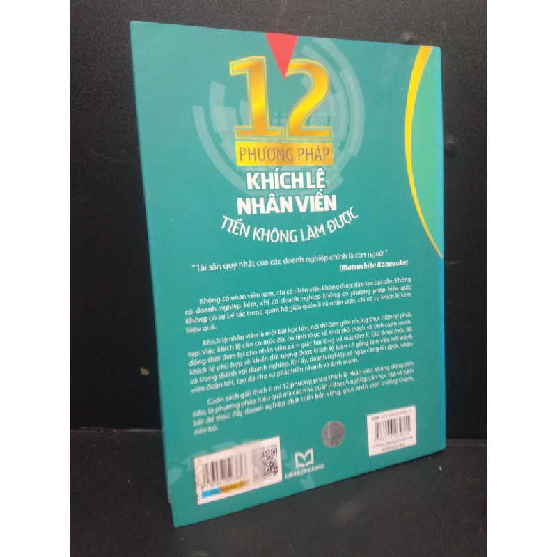 12 Phương Pháp Khích Lệ Nhân Viên Tiền Không Làm Được mới 80% ố nhẹ 2017 HCM2405 Tịch Tông Long SÁCH KỸ NĂNG 154417