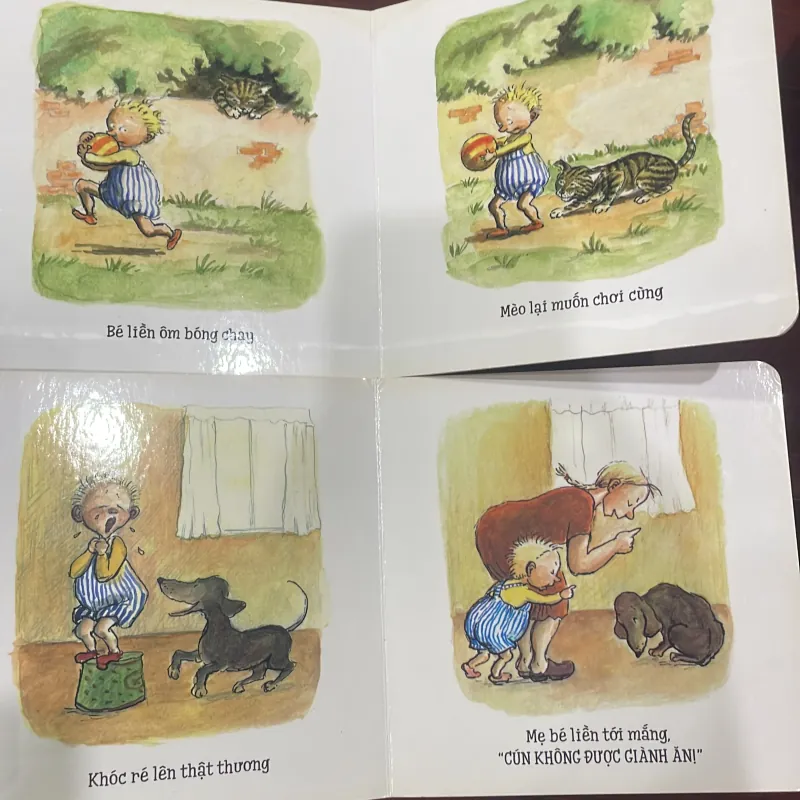 MAX VÀ GẤU BÔNG , bánh vòng , chậu nước , quả bóng - Barbro Lindgren - COMBO 4 quyển 1028201