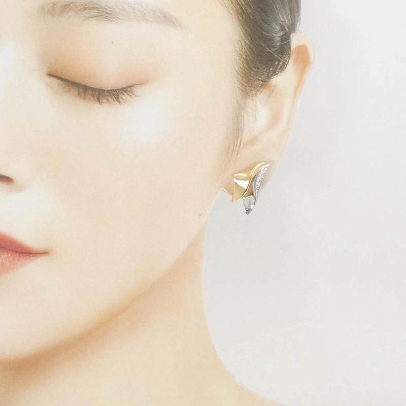 K18YG/PT Bông tai kim cương 0.06CT - Hàng hiệu Chính hãng 869187