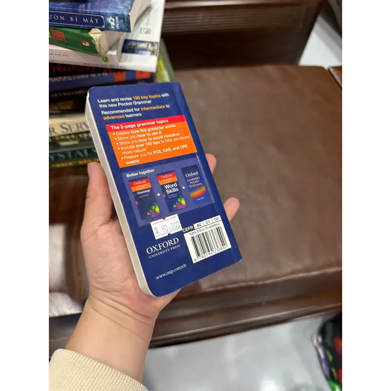 OXFORD LEARNER’S POCKET GRAMMAR – JOHN EASTWOOD | SÁCH NGỮ PHÁP TIẾNG ANH BỎ TÚI - K3 1011314