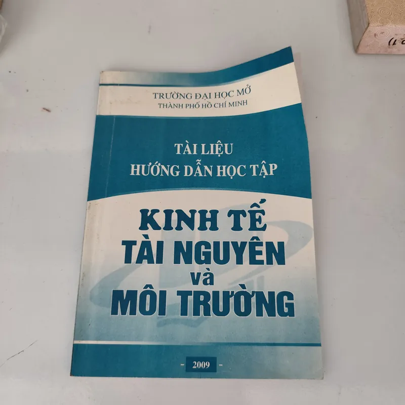 Tài liệu hướng dẫn học tập- Kinh tế tài nguyên và môi trường  600918