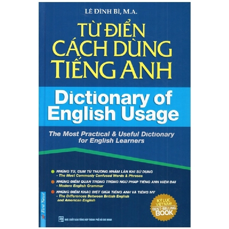 Từ Điển Cách Dùng Tiếng Anh (Bìa Cứng) - Lê Đình Bì 293282