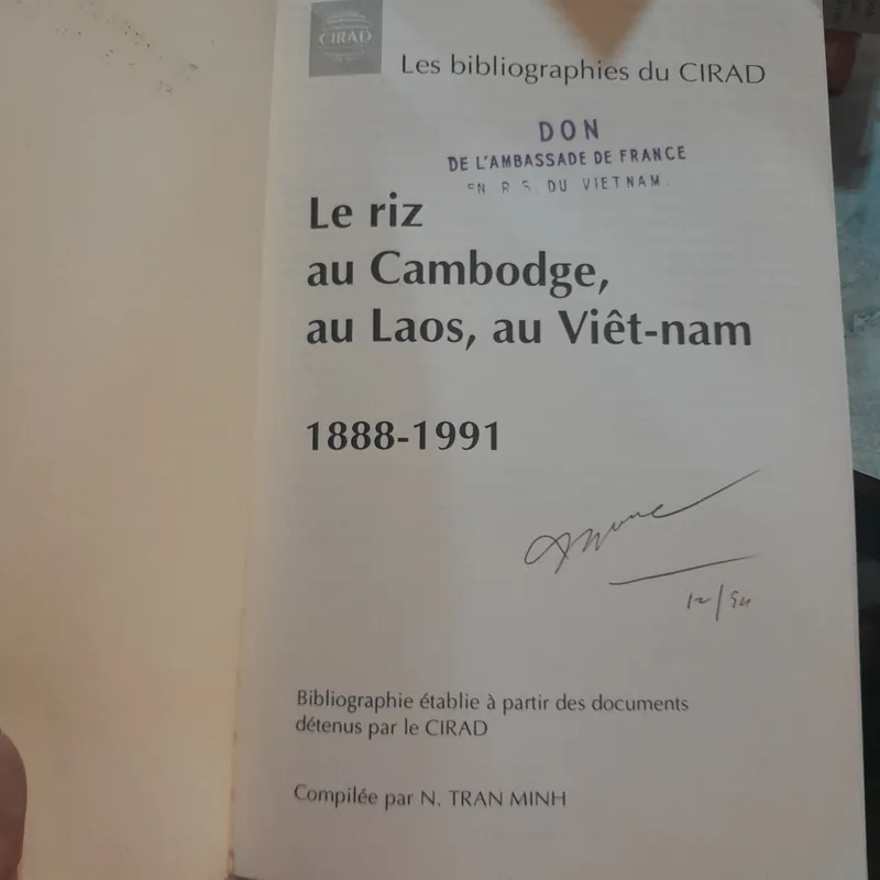 LE RIZ AU CAMBODGE, AU LAOS, AU VIÊT-NAM 1888 - 1991 588349