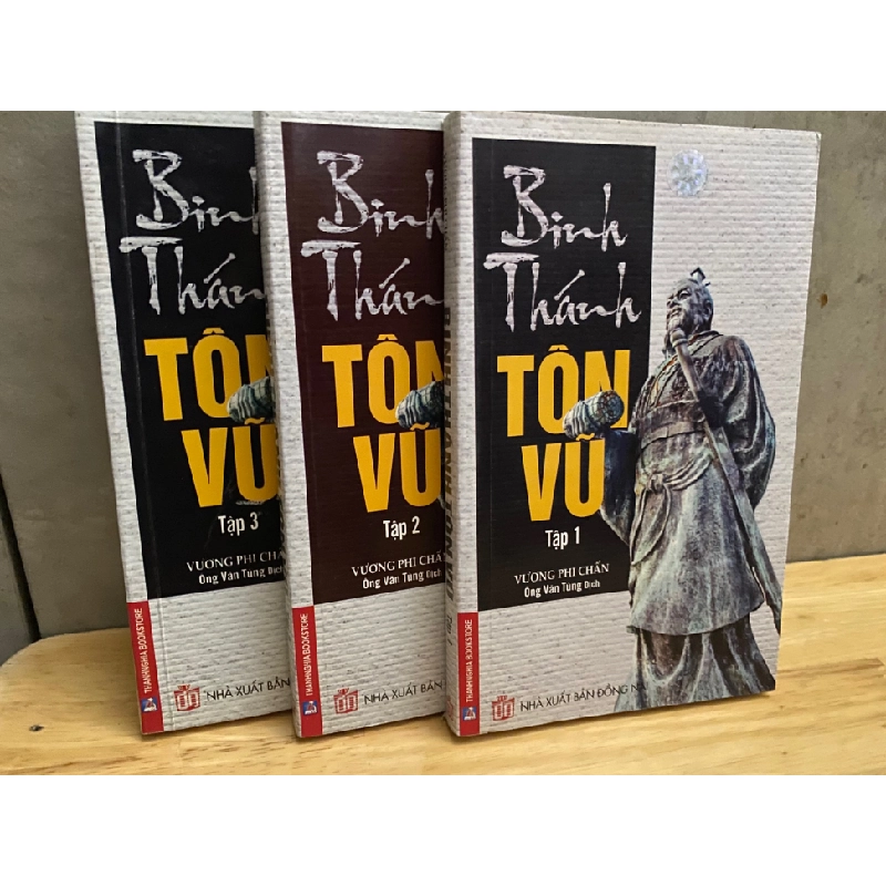 Binh Thánh Tôn Vũ (bộ 3 tập) - Tác giả Vương Phi Chấn- Ông Văn Tùng dịch - Sách lưu kho chưa qua sử dụng 475336