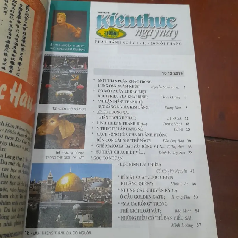 Tạp chí KIẾN THỨC NGÀY NAY số 1056 ngày 10.12.2019 575430