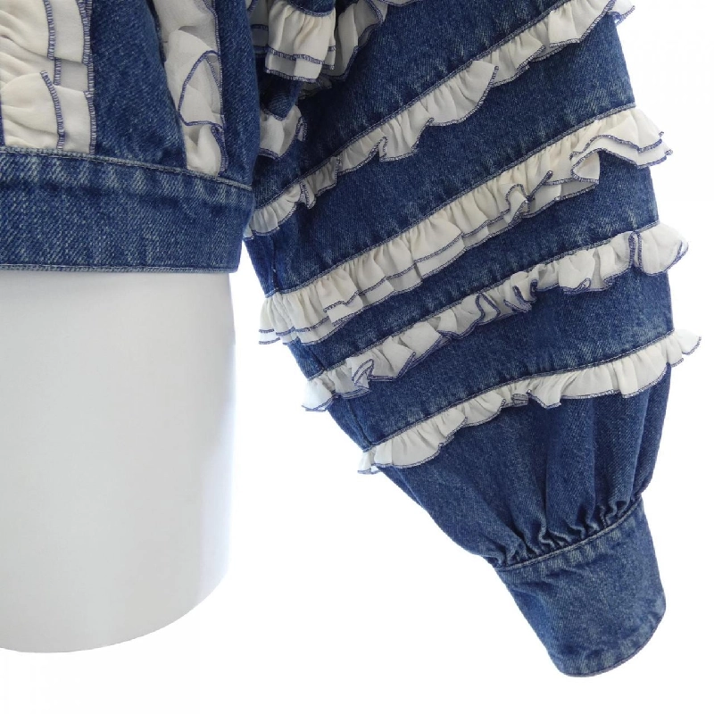 【Khuyến mãi】Áo khoác denim CHANEL 642364