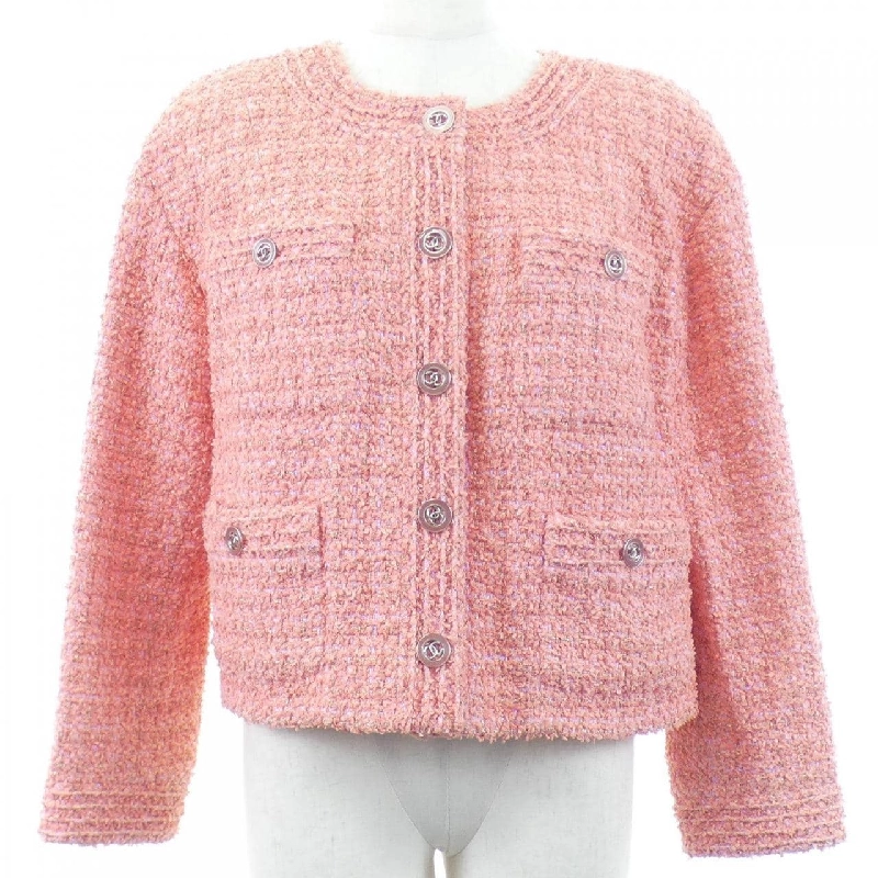 CHANEL P63284V48654 20P Áo khoác không cổ - Hàng hiệu Chính hãng 813415