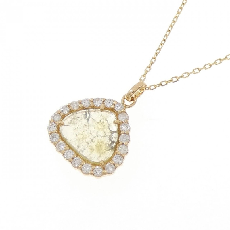 K18YG Dây chuyền kim cương - Hàng hiệu Authentic 865161