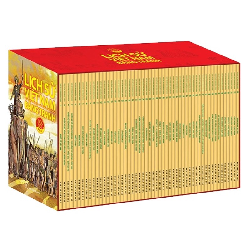 Boxset Lịch Sử Việt Nam Bằng Tranh Trọn Bộ (Bộ Hộp 53 Cuốn) - Trần Bạch Đằng 70795