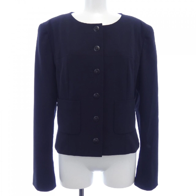 【Mã giảm giá】【Cổ điển】Áo khoác không cổ CHANEL 634640