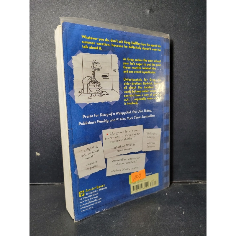 Diary of a wimpy kid 2 Rodrick rules mới 80% bẩn nhẹ, có vết mực bút highlight HCM1001 Jeff Kinney NGOẠI VĂN 918258
