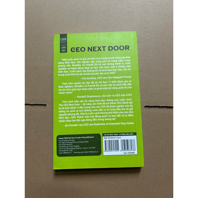 THE CEO NEXT DOOR Kỹ năng cần thiết để trở thành CEO thành đạt 551587