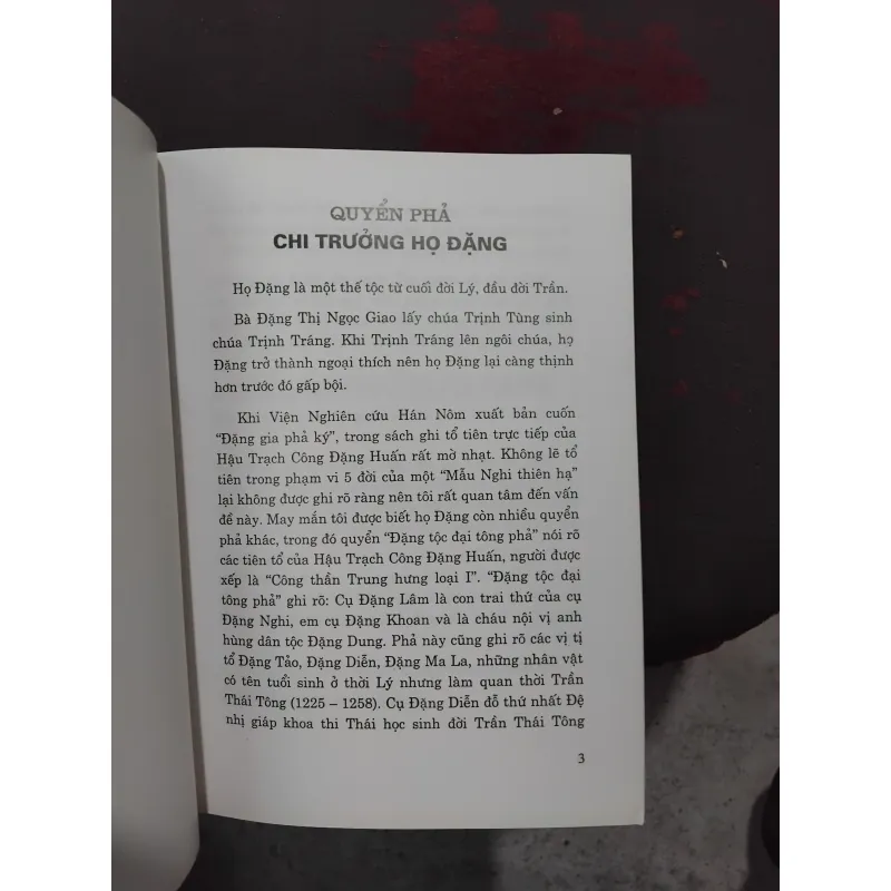 Đặng tộc đại tông phả ( phả chi trưởng họ Đặng )  981584