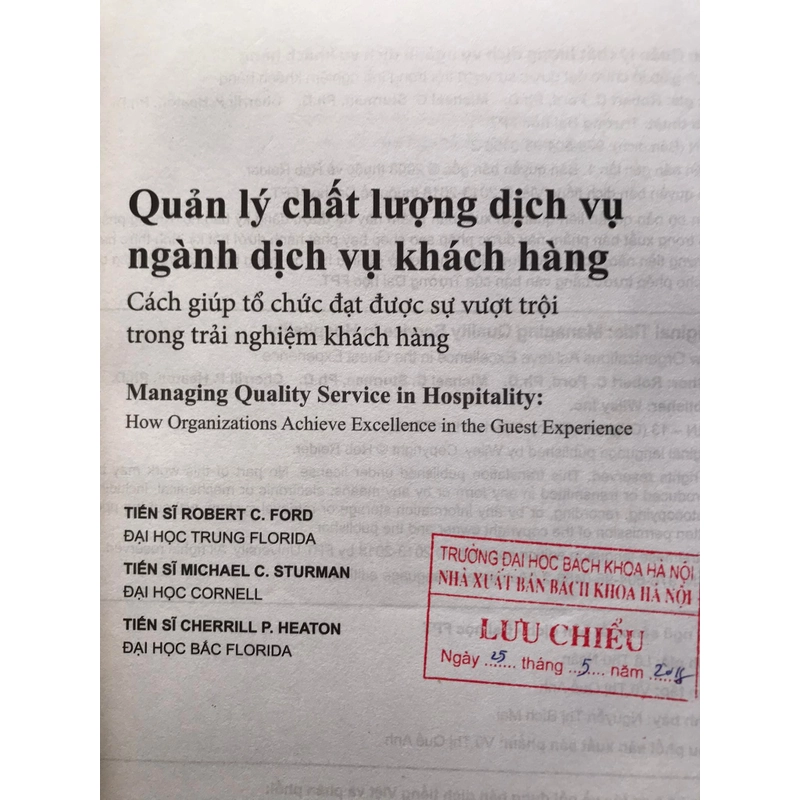 QUẢN LÝ CHẤT LƯỢNG DỊCH VỤ NGÀNH DỊCH VỤ KHÁCH HÀNG(Marketing) 474855