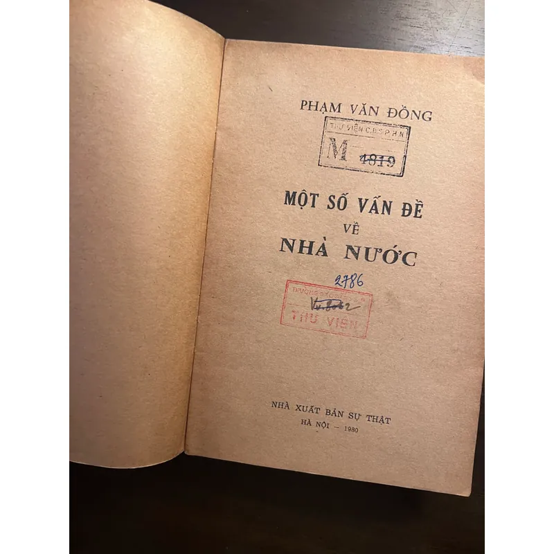📖 Một số vấn đề về Nhà nước ( Phạm Văn Đồng- xb 1980) 590803