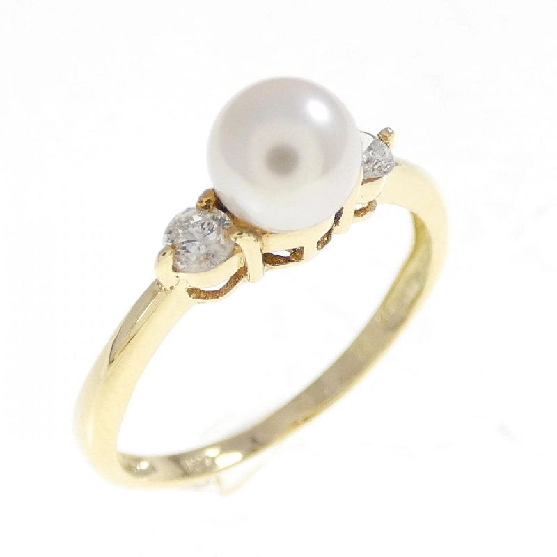 Nhẫn ngọc trai Akoya K18YG 4.9mm - Hàng hiệu Authentic 851684