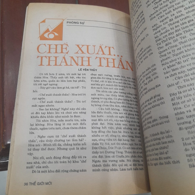 Bán nguyệt san THẾ GIỚI MỚI số 56 năm 1993 505517