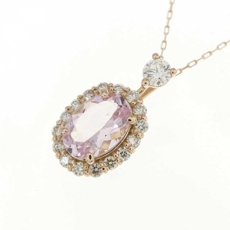 K18PG Morganite Necklace 0.57CT - Hàng hiệu Authentic 860172