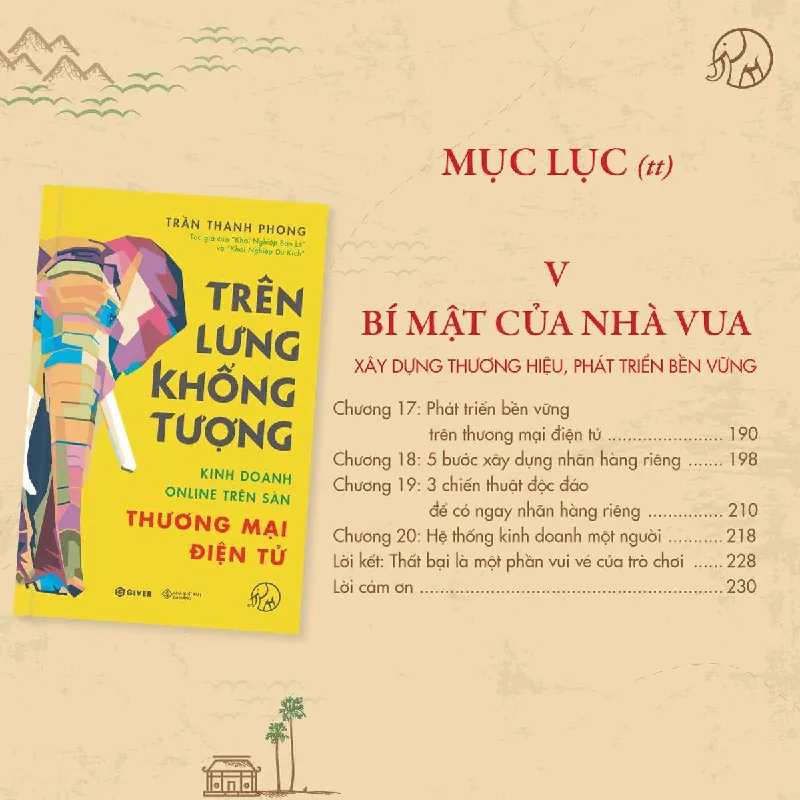 Trên Lưng Khổng Tượng - Trần Thanh Phong - GIVER BOOKS - MARKETING KINH DOANH 595499