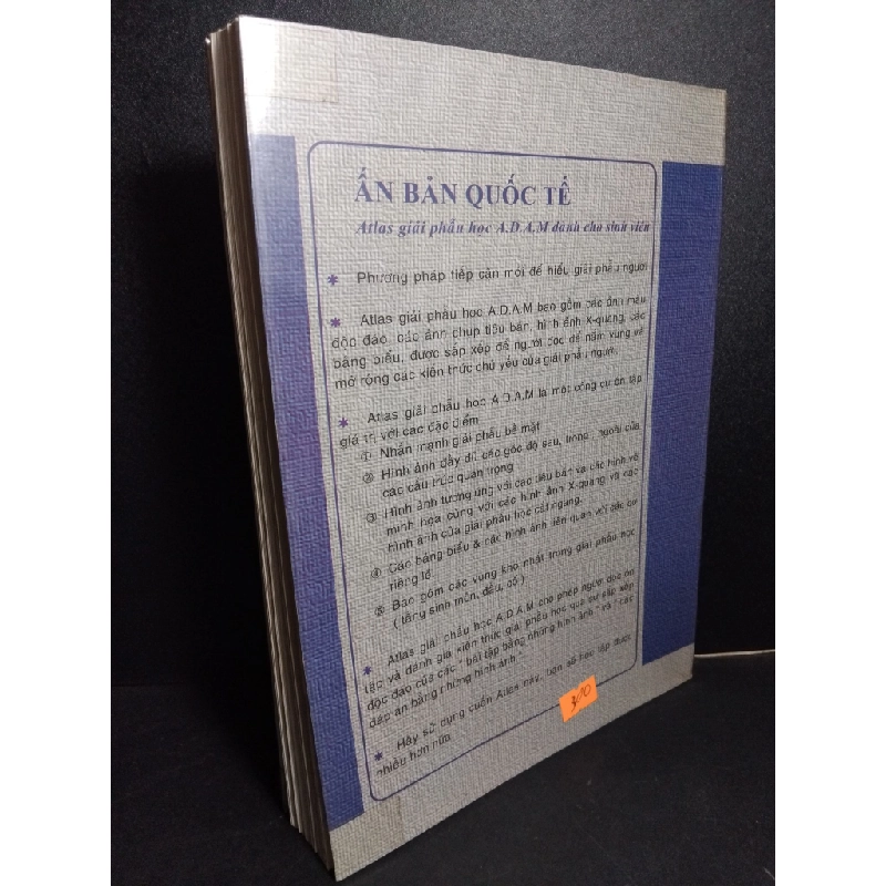 Giải phẫu người (sách màu) mới 80% bẩn nhẹ, có chữ ký trang đầu 1999 HCM2101 Trường Đại học Y Dược TP.HCM GIÁO TRÌNH, CHUYÊN MÔN 380423